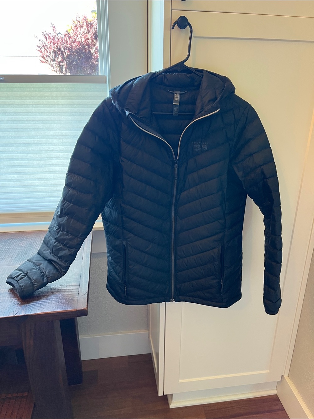 Women’s Lightweight, Packable Hooded down jacket by Mountain HardWear